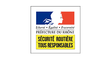 Logo Préfecture du Rhône - Sécurité routière