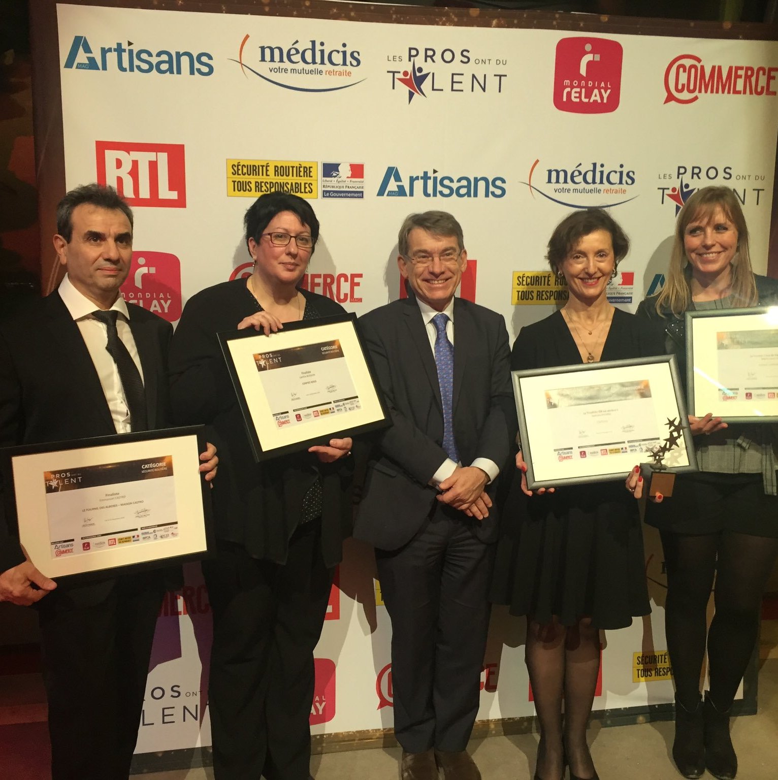 La Sécurité routière partenaire de la 3e édition des trophées « Les Pros ont du talent »