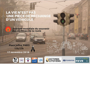 L'association Victimes & Citoyens s'associe au peintre Raphaël Kettani à l'occasion de la Journée mondiale du souvenir des victimes de la route