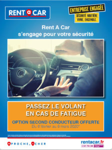 Pour les vacances d'hiver, Rent A Car offre l'assurance pour un deuxième conducteur