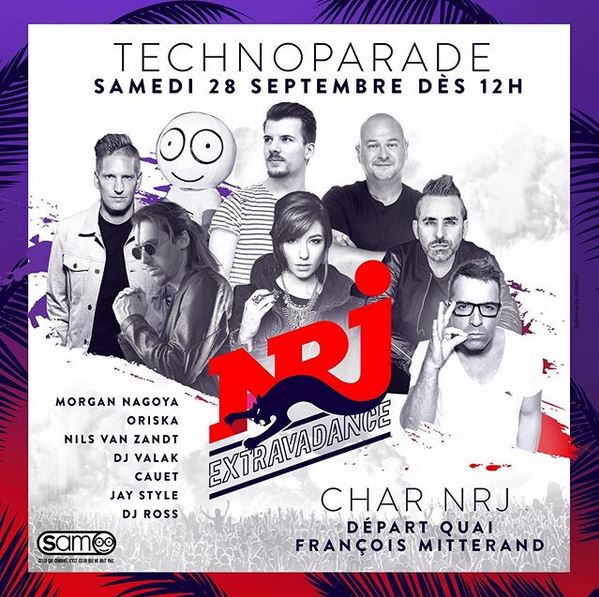 Sam auprès des jeunes à la Techno Parade